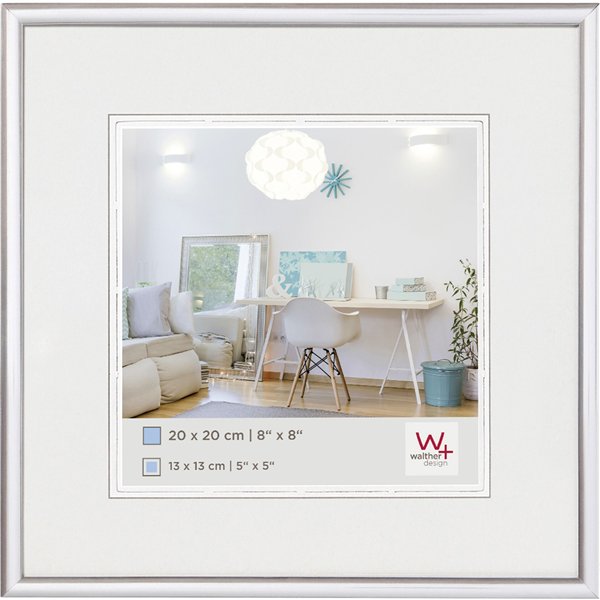 Walther New Lifestyle      20x20 plastica argento KV220S