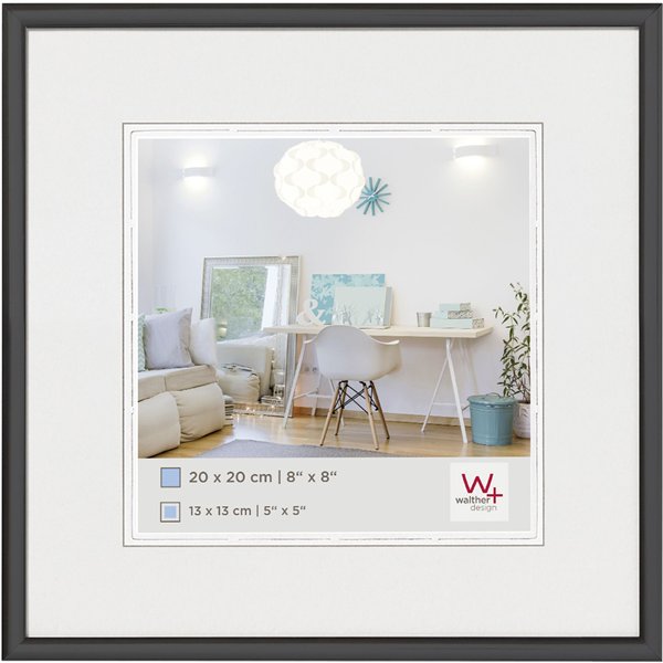 Walther New Lifestyle      20x20 plastica nero KV220B