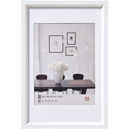 Walther Steel Style        20x30 plastica bianco ES030W