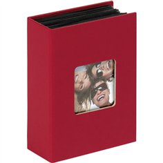Walther Fun rosso 10x15 Mini album per 100 foto MA357R