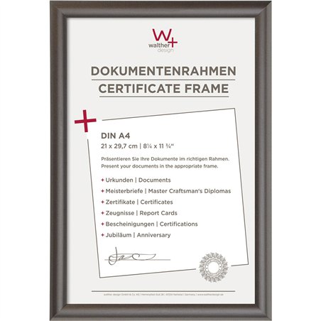 Walther Trendstyle       21x29,7 plastica acciaio DIN A4 KP130D