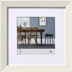 Walther Fiorito bianco 40x40 legno incl. Passepartout EF440W