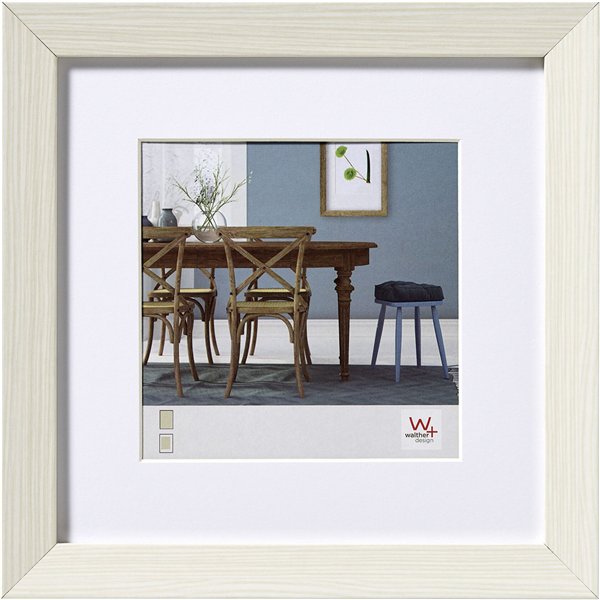 Walther Fiorito bianco 40x40 legno incl. Passepartout EF440W