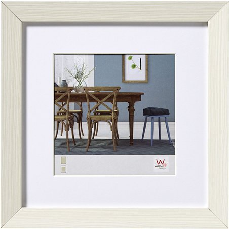 Walther Fiorito bianco 40x40 legno incl. Passepartout EF440W