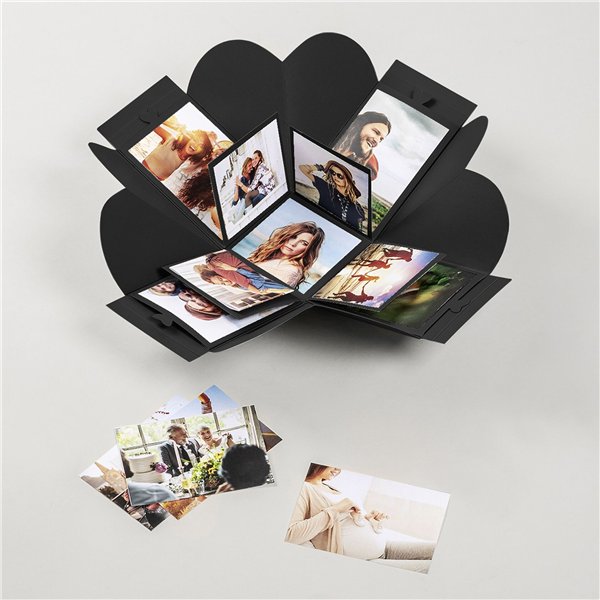 Walther scat.regal.foto Surprise 8,5x8,5x13,5 nero FB280B