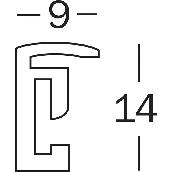 Walther New Lifestyle    21x29,7 plast./vetro acr.argen. KVX130S