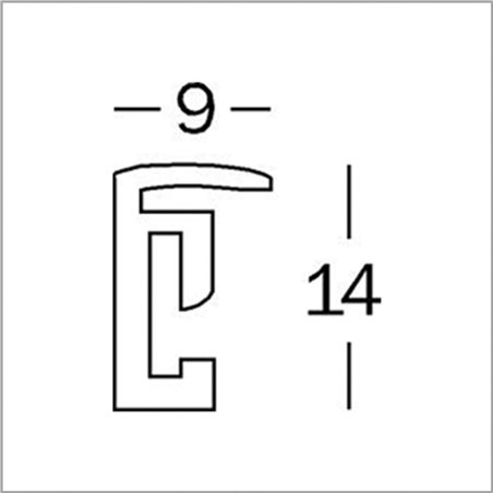 Walther New Lifestyle      13x18 plastica grigio           KV318T