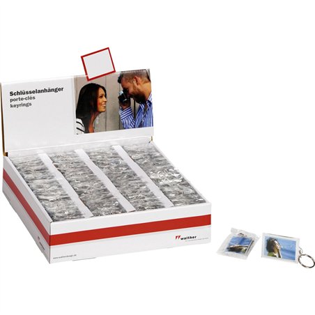 100x1 Walther portachiavi acril. 3,5x4,5 in display  MR192