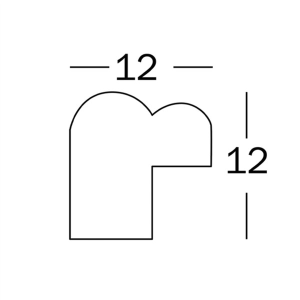Walther Select marrone 13x18 legno vetro artificiale  HSX318P