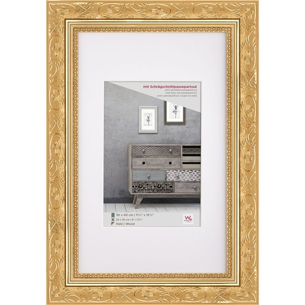 Walther Barock             30x40 legno oro CR040G