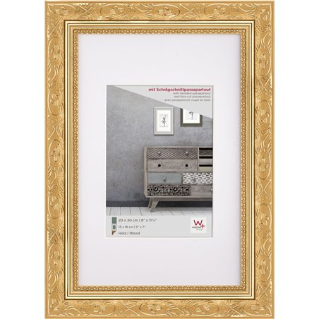 Walther Barock             20x30 legno oro CR030G