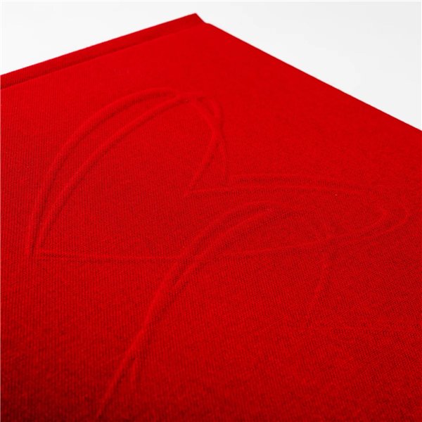 Walther My Heart rosso 20x20 40 pagine bia.rileg. lino FA243R