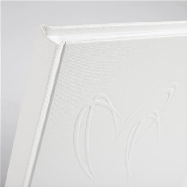 Walther My Heart bianco 20x20 40 pagine bia.rileg.lino FA243WH