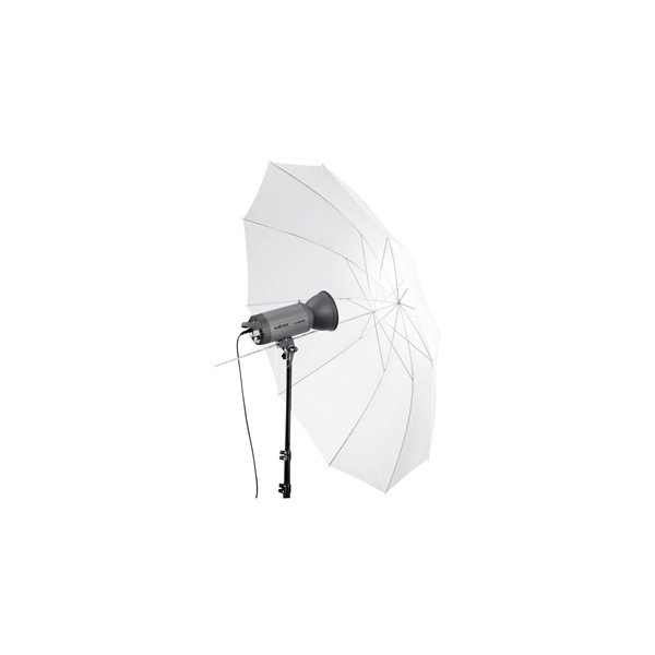 Walimex 2in1  ombrello riflett. e traslucido bianco, 150cm