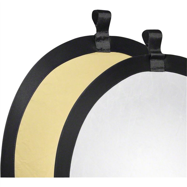 Walimex riflettore pieghevole oro/argento Ø56cm