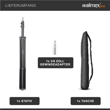Walimex wT-803 Lampenstativ 200 cm