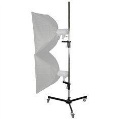 Walimex pro treppiede mobile, 223cm, con 2 morsetti