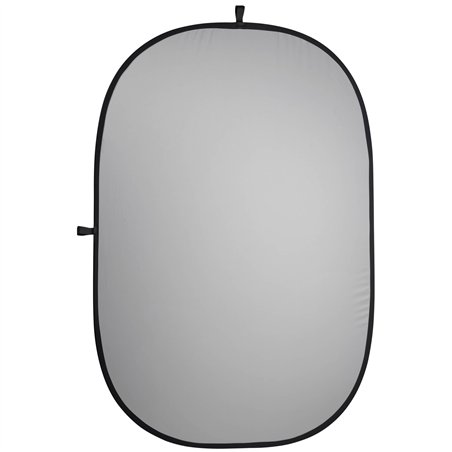 walimex 2in1 fondale pieghevole 180x210cm grigio/blu