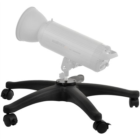 Walimex treppiede con rotelle per macchina del vento