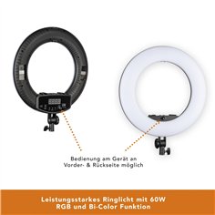 walimex pro Rainbow LED RGBWW Ring Light 2