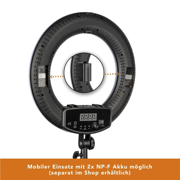 walimex pro Rainbow LED RGBWW Ring Light