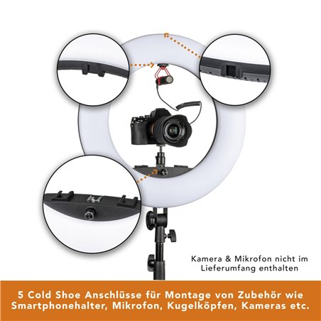 walimex pro Rainbow LED RGBWW Ring Light