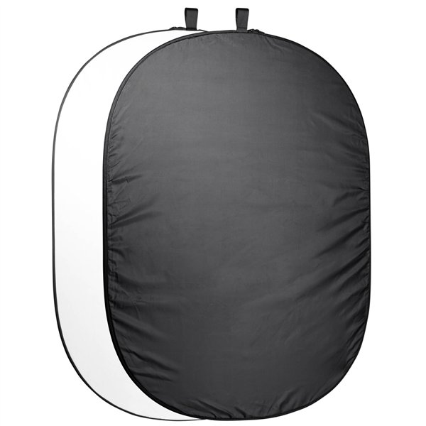 Walimex fondali pieghevoli 200x230cm nero/bianco