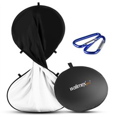 Walimex pro fondale pieghevole 150x200cm nero/bianco PE