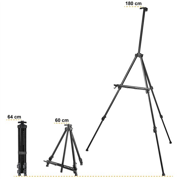 Walimex pro cavalletto da atelier alluminio XL    180cm