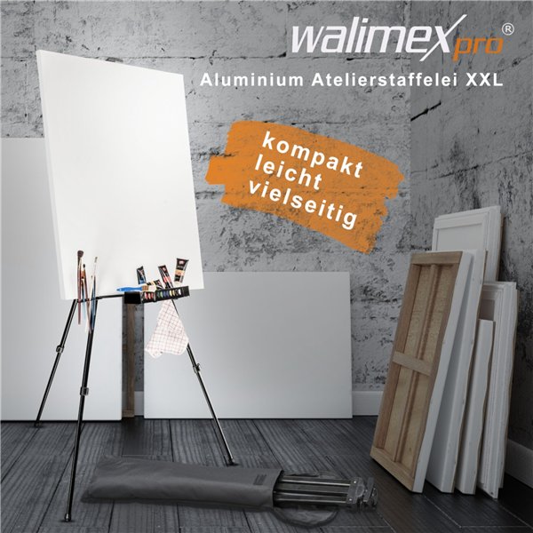 Walimex pro cavalletto da atelier alluminio XXL   205cm