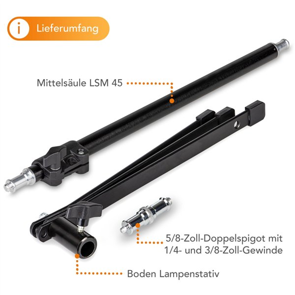 Walimex pro treppiede lampada da terra