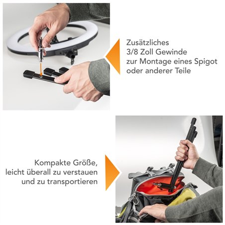 Walimex pro treppiede lampada da terra