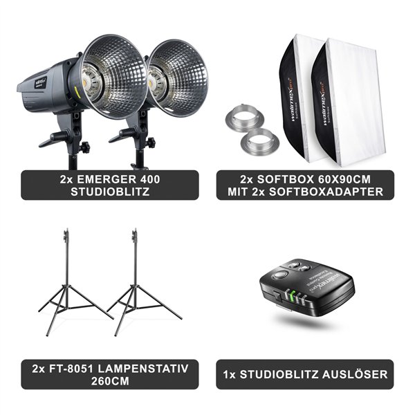 Walimex pro Emerger 400 kit Double