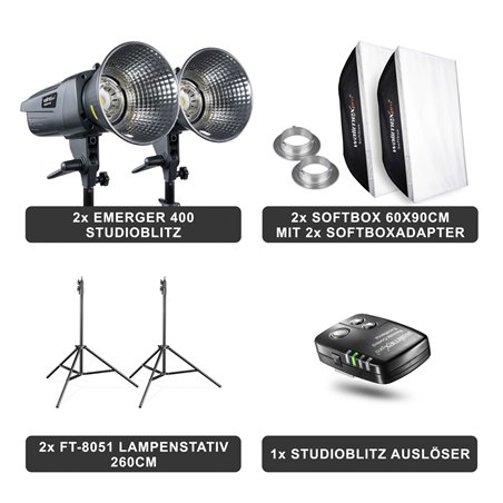 Walimex pro Emerger 400 kit Double