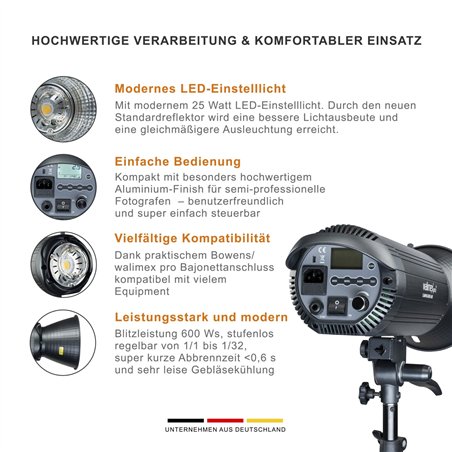 Walimex pro Campaigner 600 HS kit Single