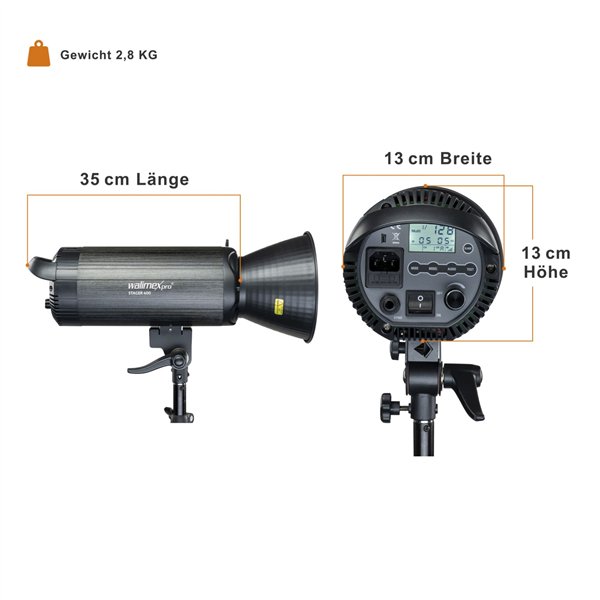 Walimex pro Stager 400 HSS kit Single