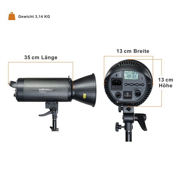 Walimex pro Stager 600 HSS kit Single