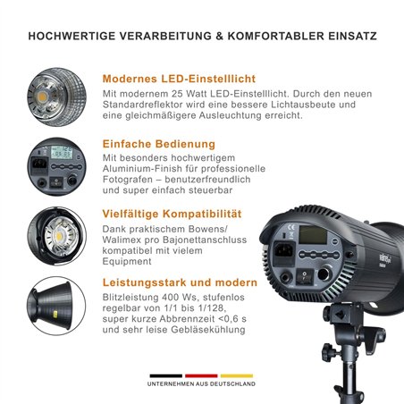 Walimex pro Stager 600 HSS kit Single