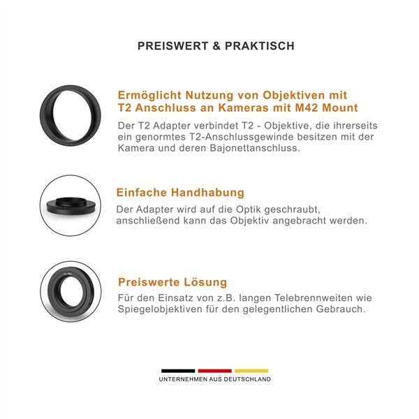 Walimex pro T2 obiettivo per M42