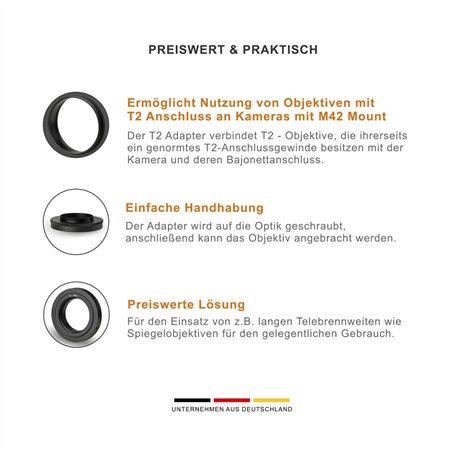 Walimex pro T2 obiettivo per M42
