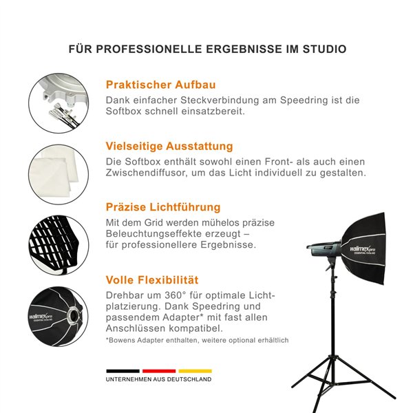 Walimex pro Softbox Essential Octa 60