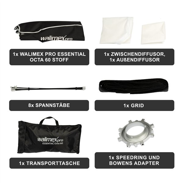 Walimex pro Softbox Essential Octa 60