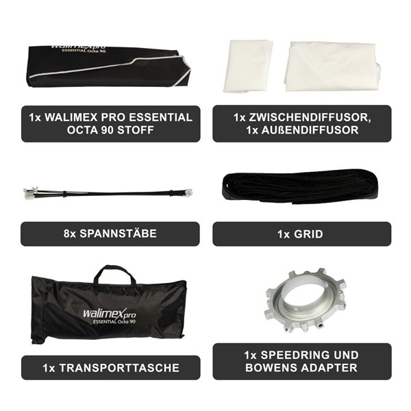 Walimex pro Softbox Essential Octa 90