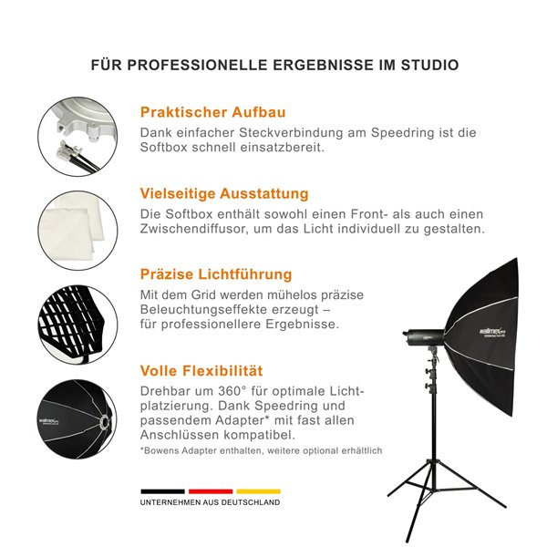 Walimex pro Softbox Essential Octa 120