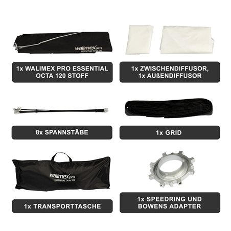 Walimex pro Softbox Essential Octa 120