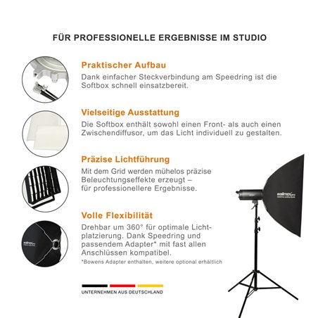 Walimex pro Softbox Essential 60x90
