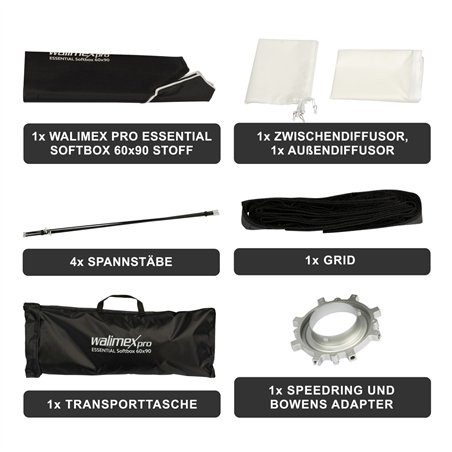 Walimex pro Softbox Essential 60x90