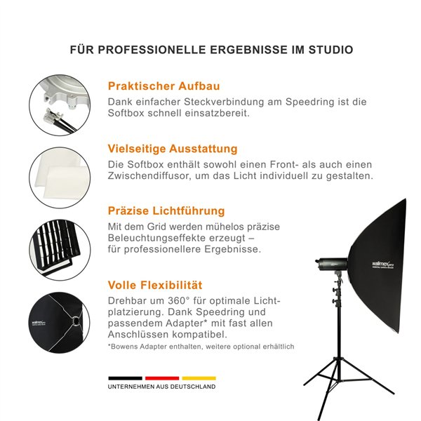 Walimex pro Softbox Essential 80x120