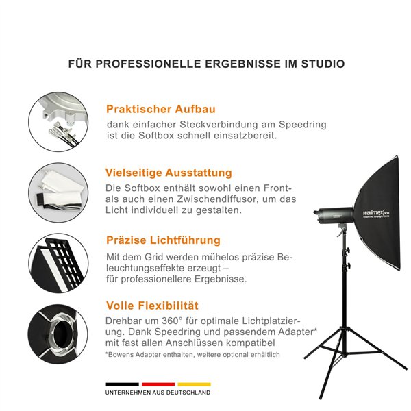 Walimex pro Softbox Essential Striplight 22x90