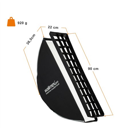 Walimex pro Softbox Essential Striplight 22x90